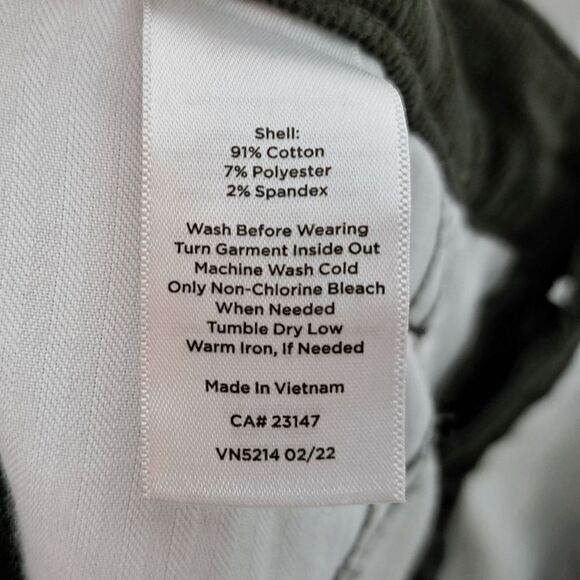 Talbots Corduroy Jegging in Deep Moss Green size 4 - Picture 8 of 8